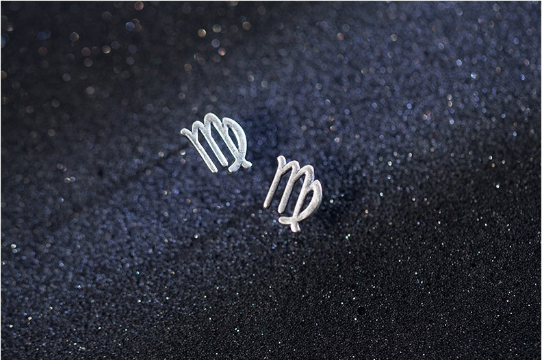 12 constellation earrings simple wishing earrings earrings